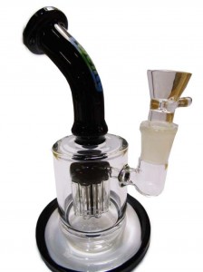 22cm "Four Twenty" Glass Waterpipe