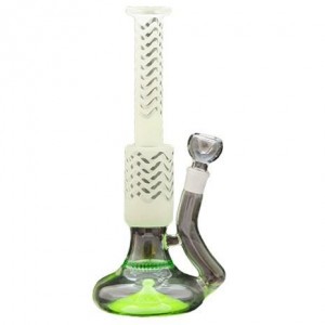 Goa Glower 12" Glow In The Dark Glass Perculator