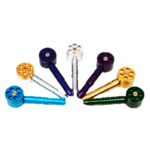 Metal Six Shooter Pipe