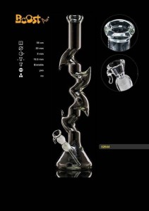 59cm Boost Pro Thick Glass "Z" Waterpipe
