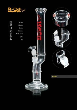 45cm Boost Pro Glass Waterpipe - Ice Bend
