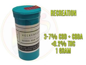 Recreation - Fedora Aromatherapy Flower CBD (3-7%) - 1 Gram