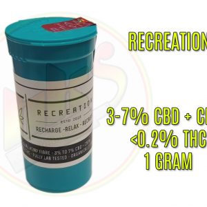 Recreation - Fedora Aromatherapy Flower CBD (3-7%) - 1 Gram