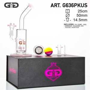 25cm Grace Glass Saxo Bubbler