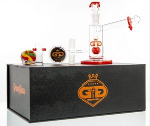 15cm Grace Glass Sidecar Bubbler